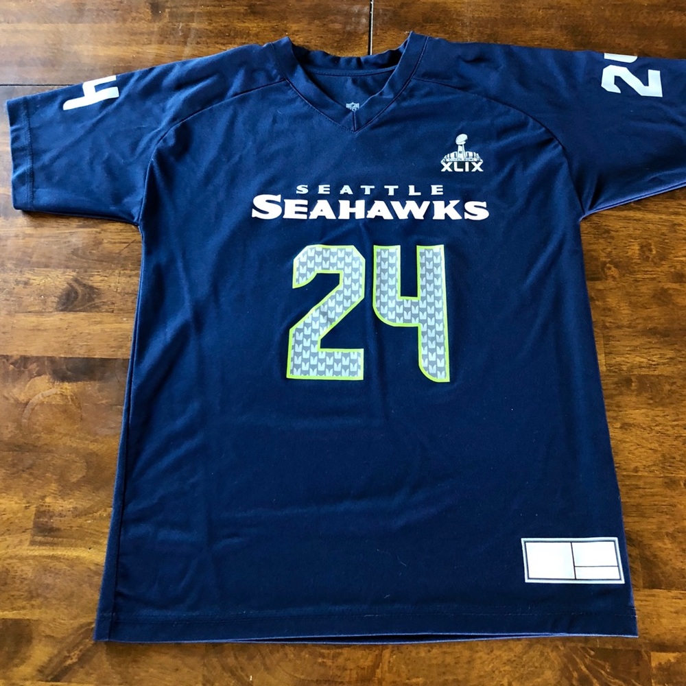NFL Seattle Seahawks Lynch jersey🏈🏈